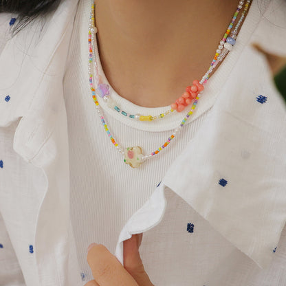 Candy-colored Beads Necklace