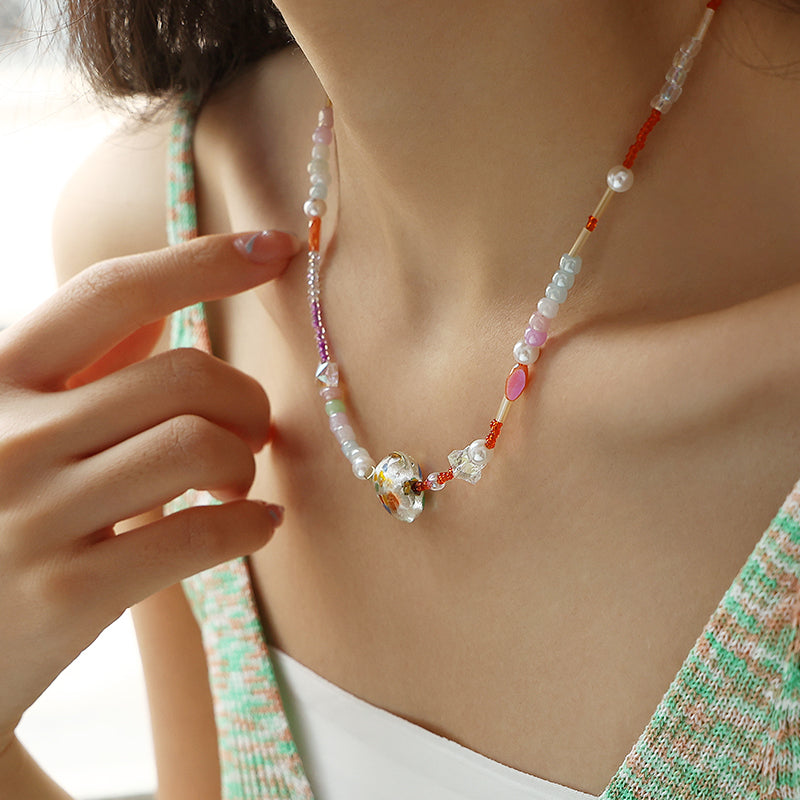 Colorful Heart Necklace