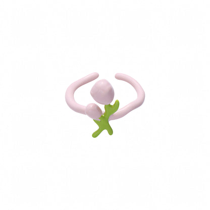 Pink Flower Ring