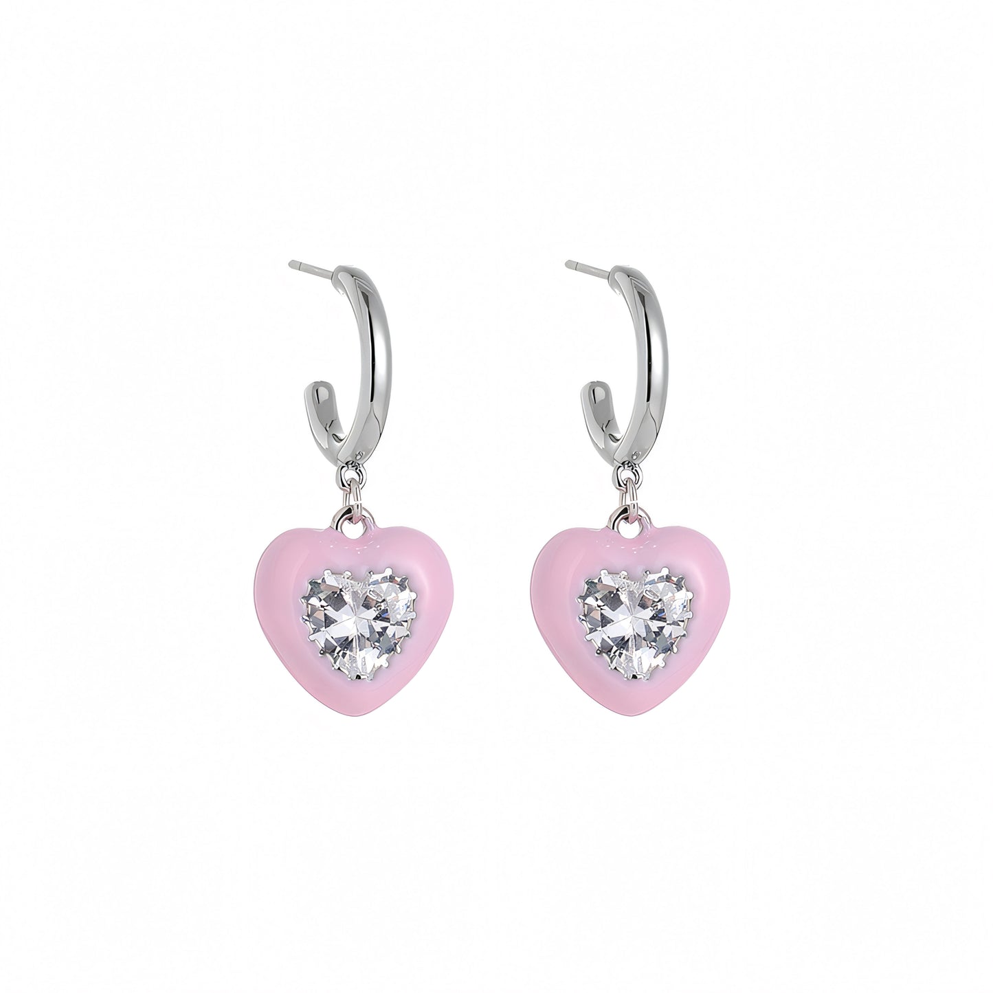 Heart Pendant Earrings