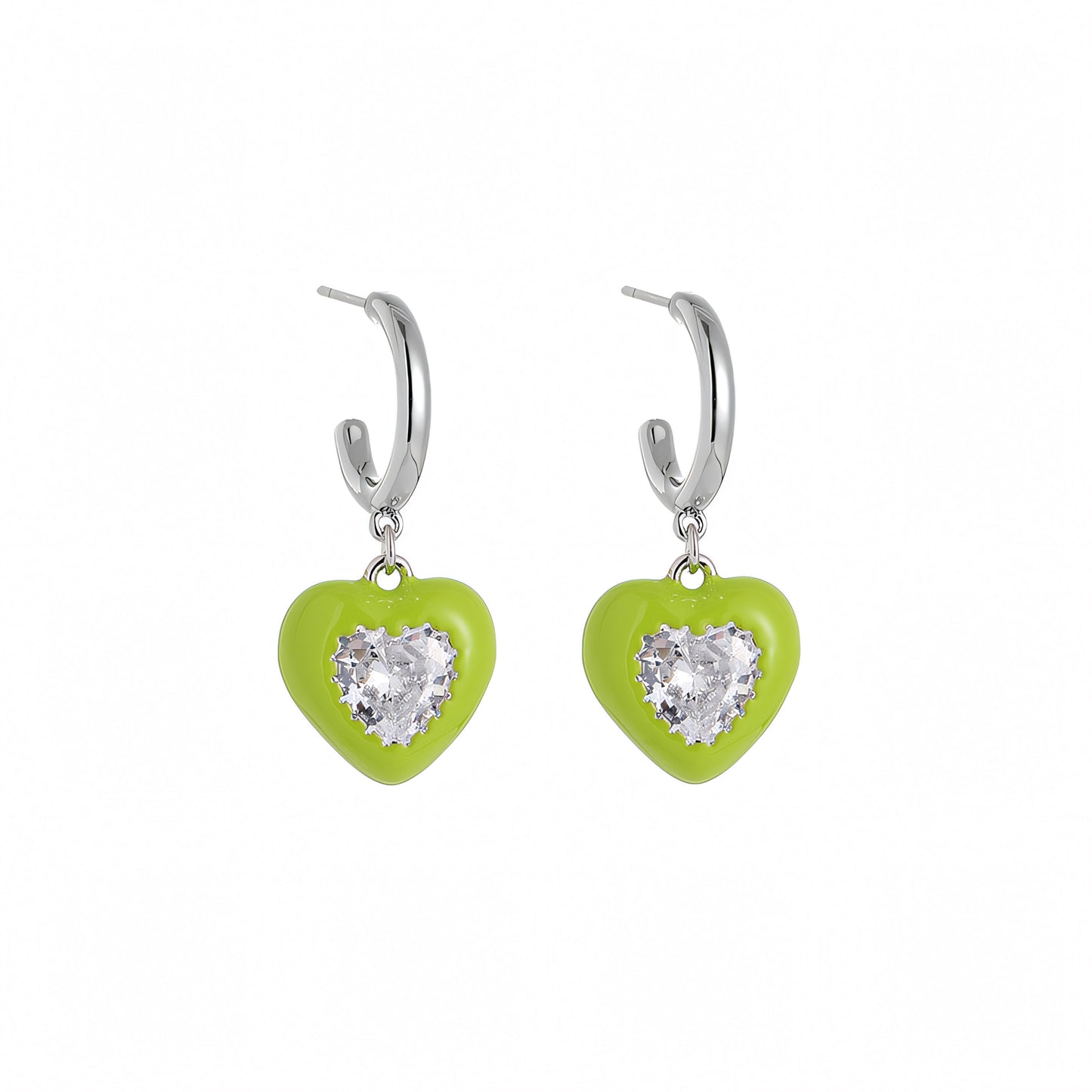 Heart Pendant Earrings