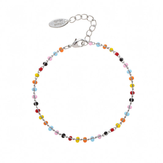 Colorful Enamel Beads Bracelet