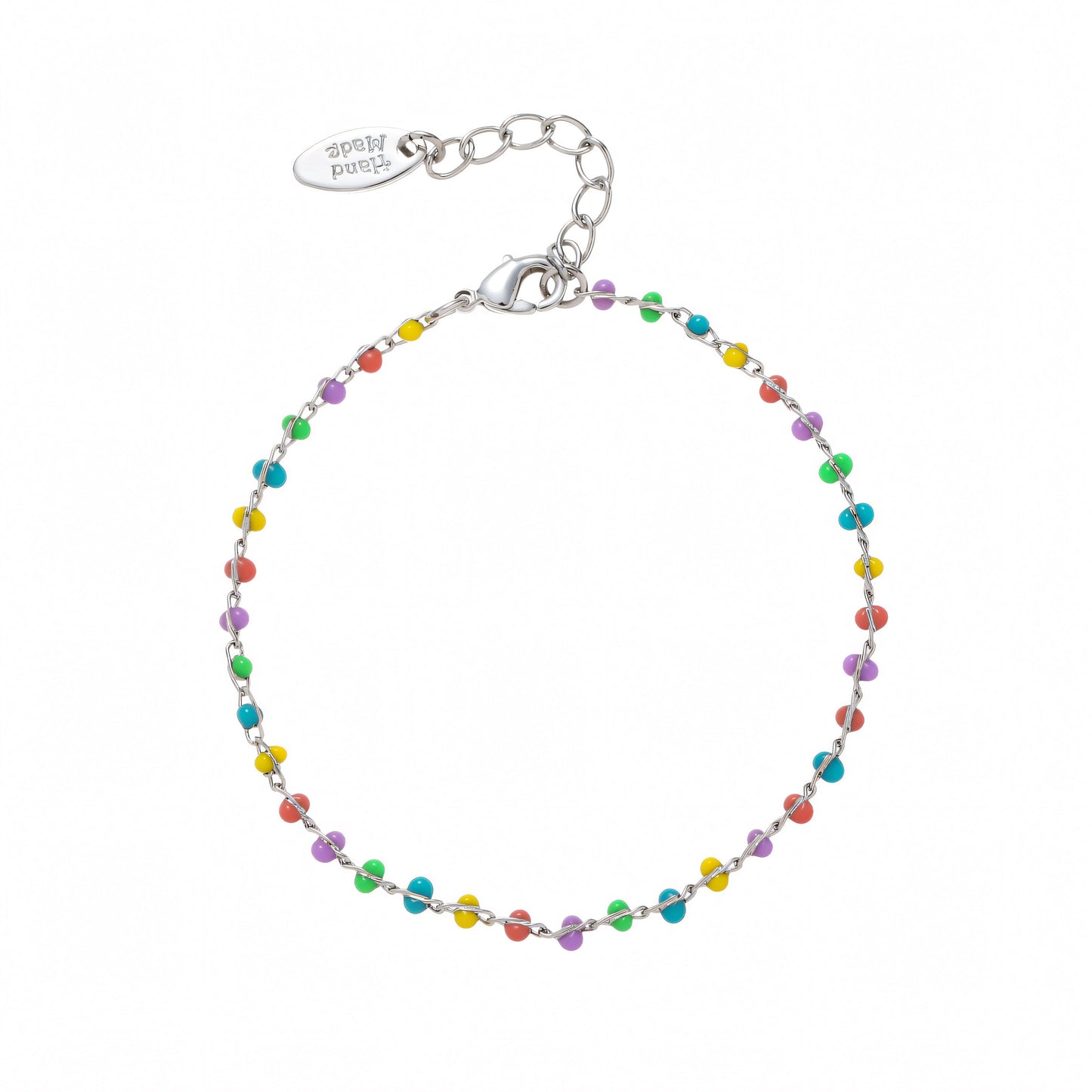 Colorful Enamel Beads Bracelet