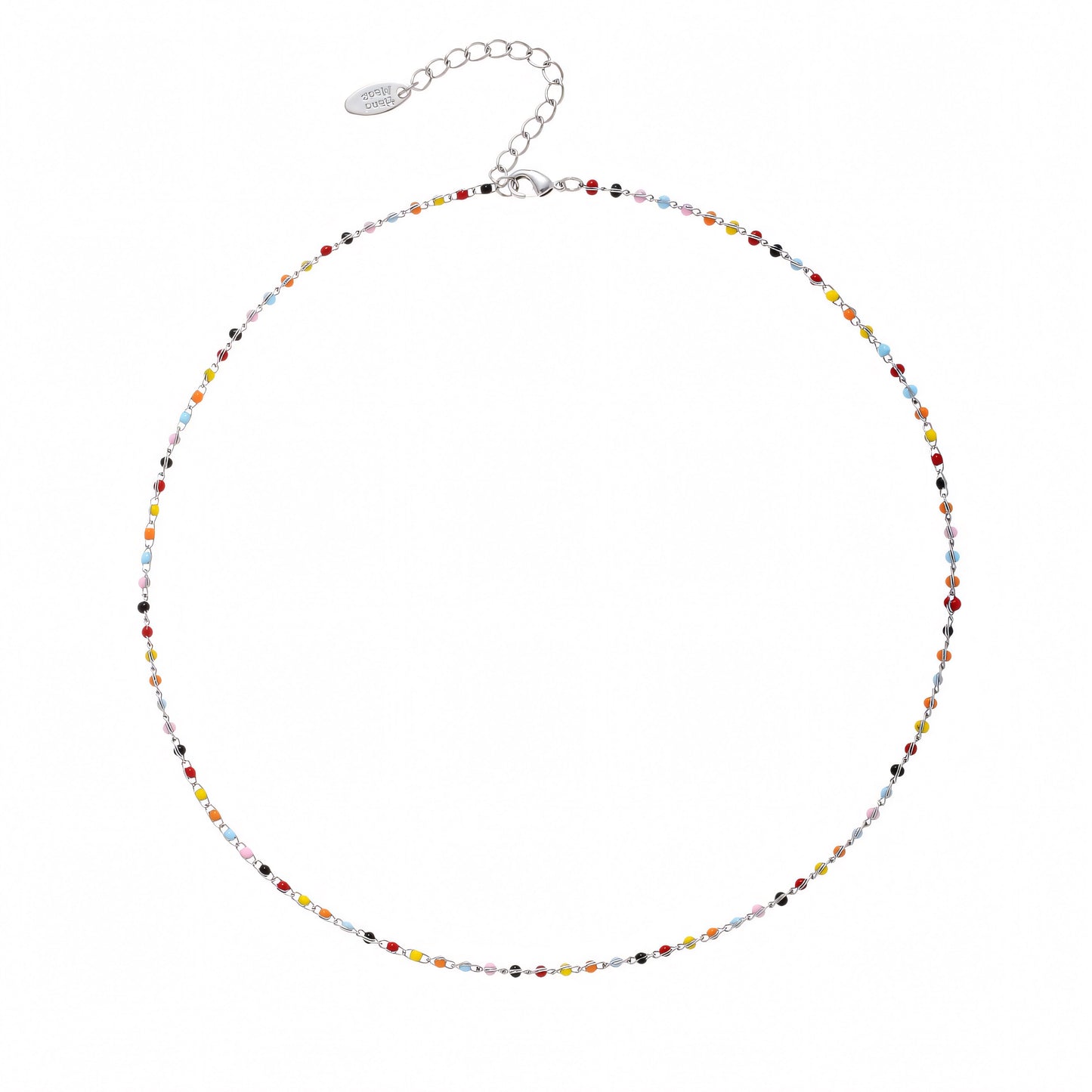 Colorful Enamel Beads Necklace