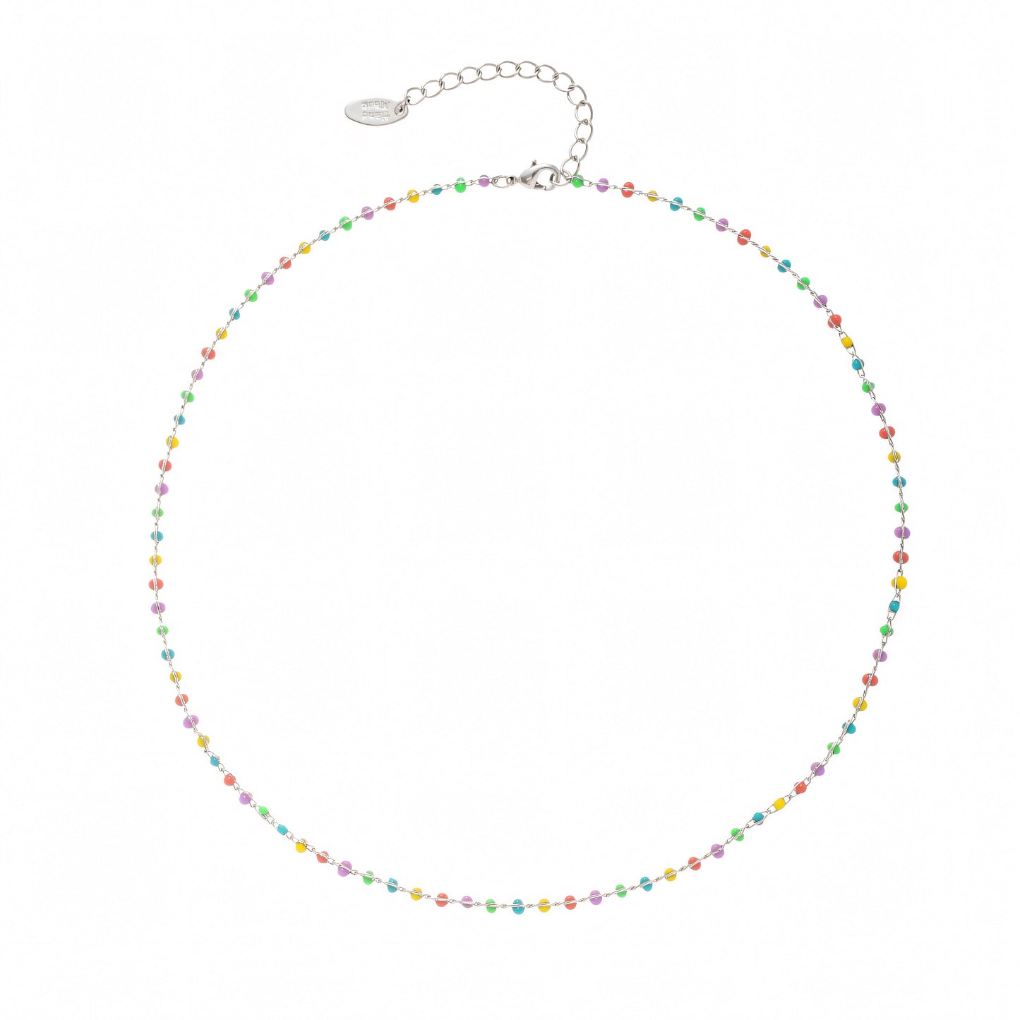 Colorful Enamel Beads Necklace