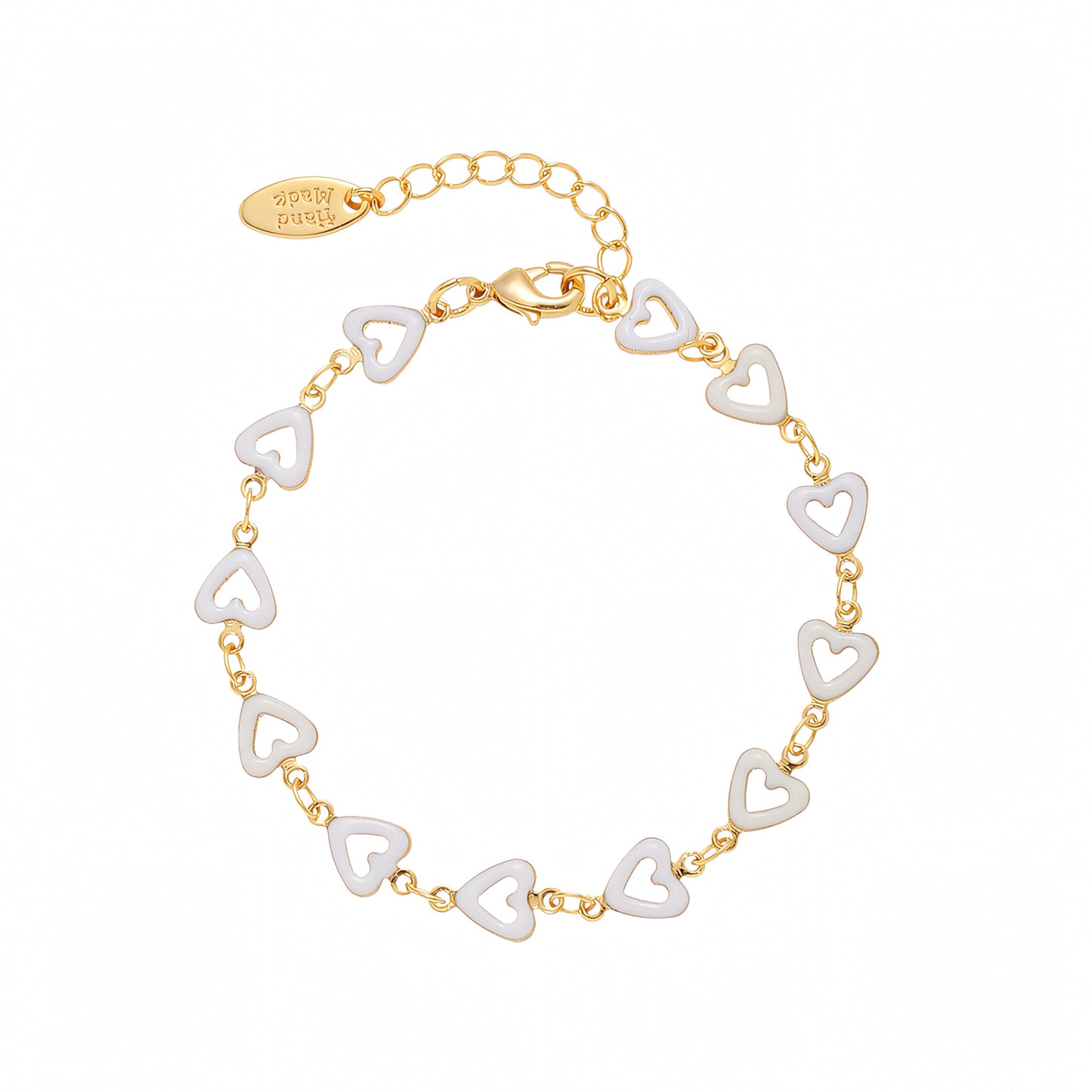 Heart Enamel Bracelet