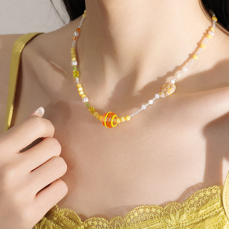 Honey Beads Necklace