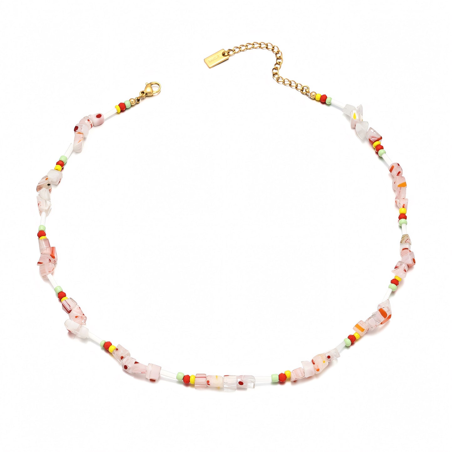 Irregular Crystal Beads Necklace