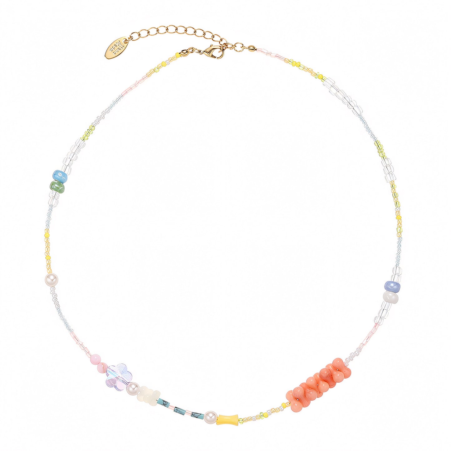 Candy-colored Beads Necklace