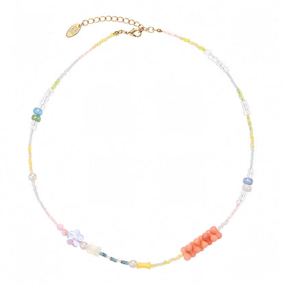 Candy-colored Beads Necklace