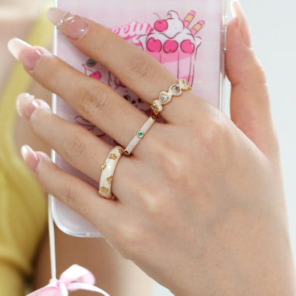 Golden Floral Ring