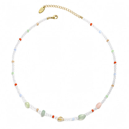 Colorful Jade Necklace