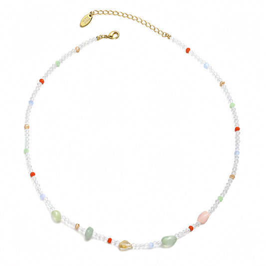 Colorful Jade Necklace